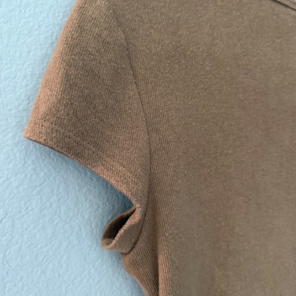Reformation T-Shirt Brown Size Medium - Picture 4 of 5